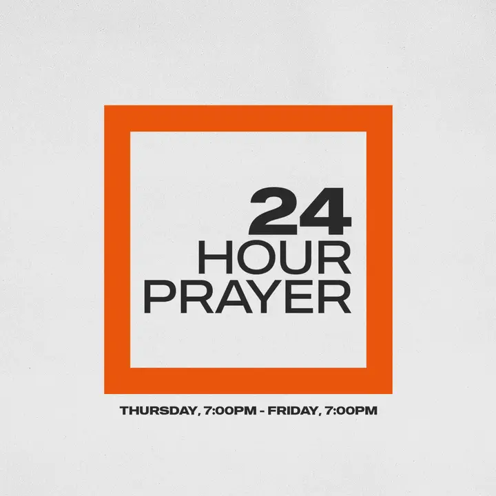 24 Hour Prayer: social post