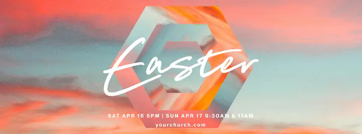 Easter: facebook cover