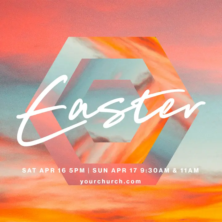 Easter: social post