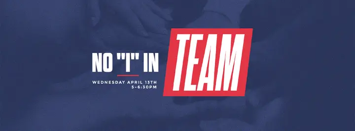 No I in Team: facebook cover