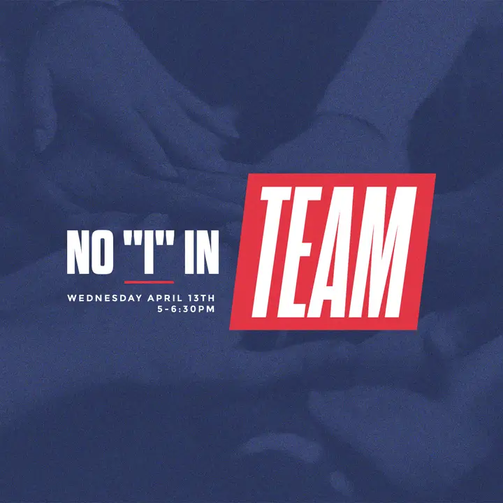 No I in Team: social post