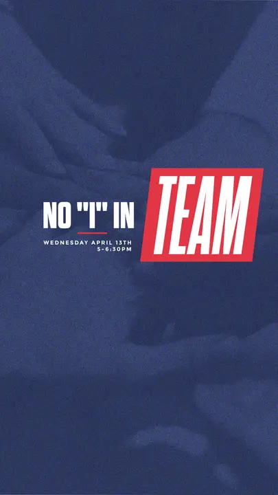 No I in Team: story