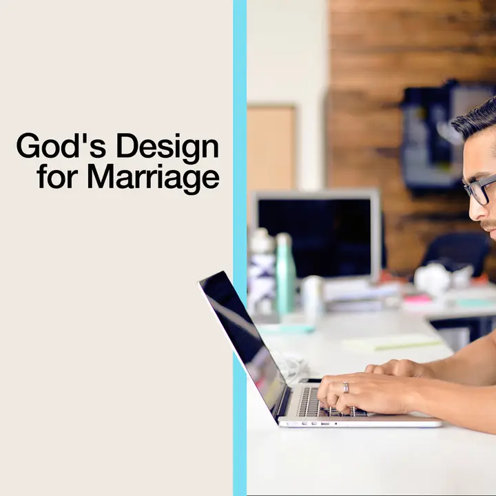 God’s Design for Marriage: social post