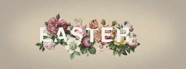 Easter: facebook cover