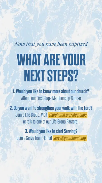 Next Steps: story