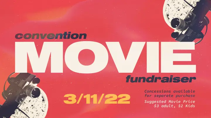 Convention Movie Fundraiser: HD slide