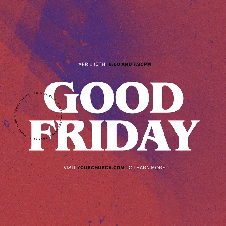 Good Friday: social post