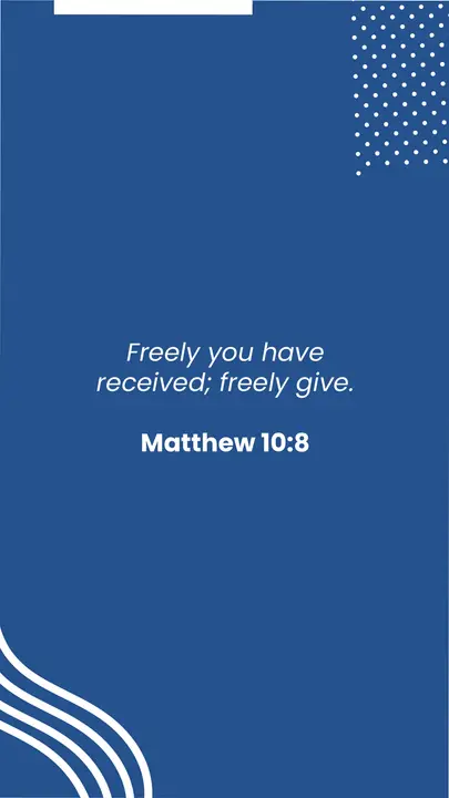 Freely Give: story