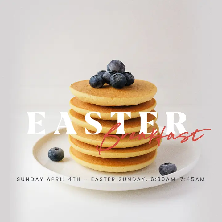Easter Breakfast: social post