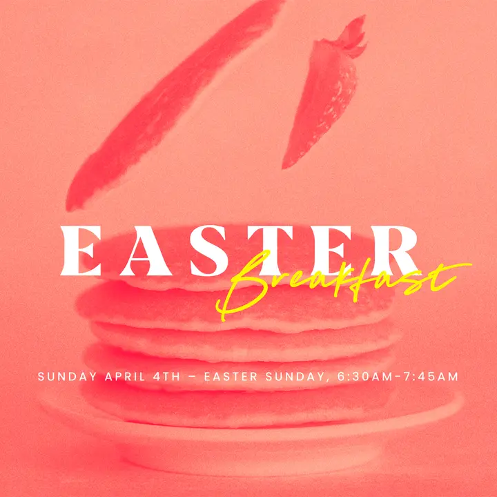 Easter Breakfast: social post