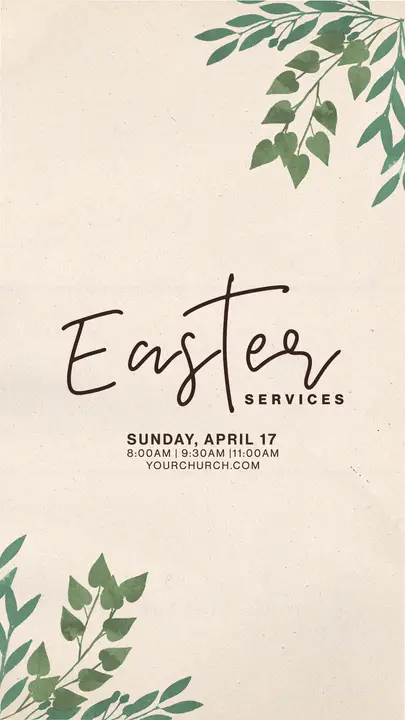 Easter Services: story