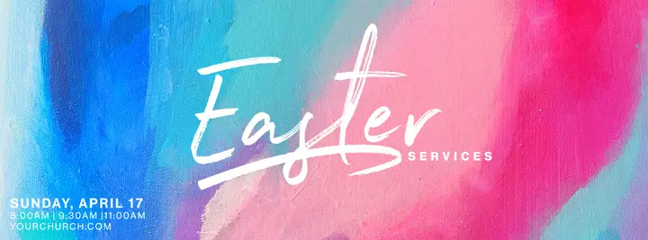 Easter Services: facebook cover
