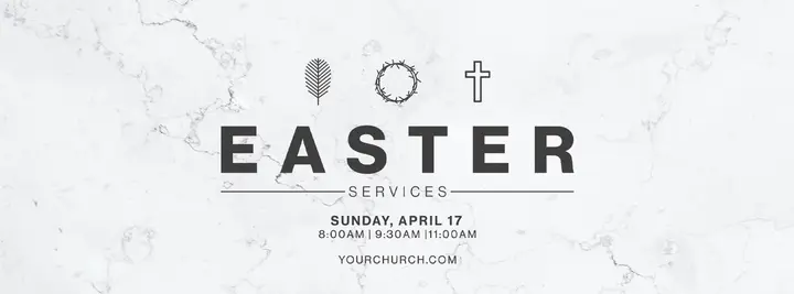 Easter Services: facebook cover