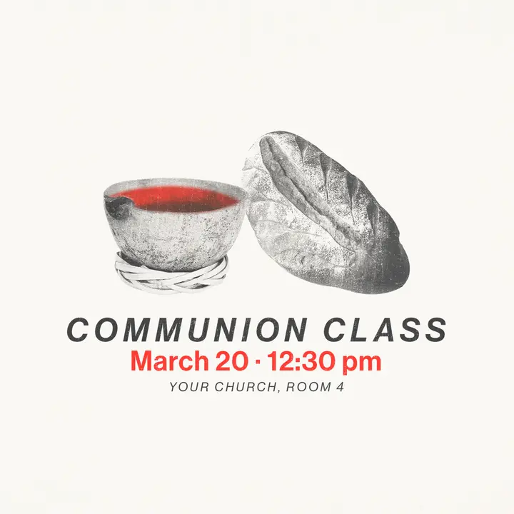 Communion Class: social post