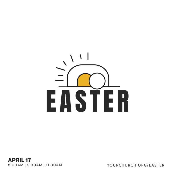 Easter: social post