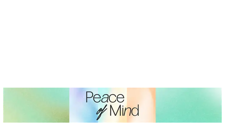Peace of Mind: lower third