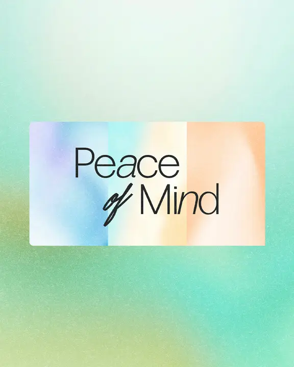 Peace of Mind: social post