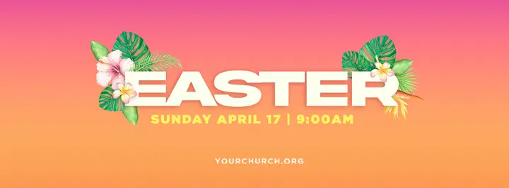 Easter: facebook cover