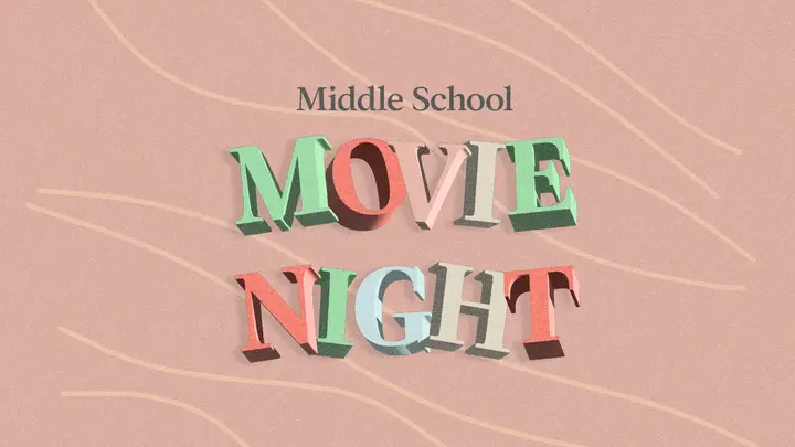 Middle School Movie Night: HD slide