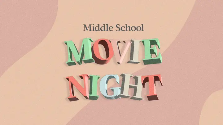 Middle School Movie Night: HD slide