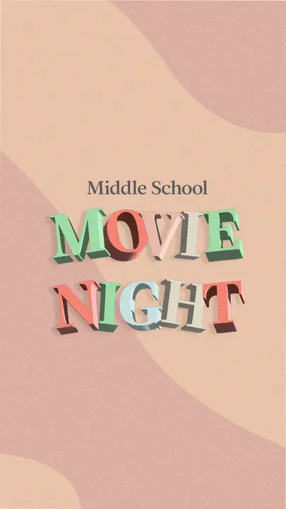 Middle School Movie Night: story