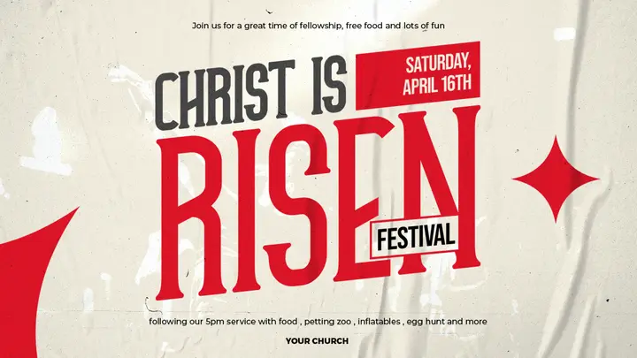 Christ Is Risen Festival: HD slide