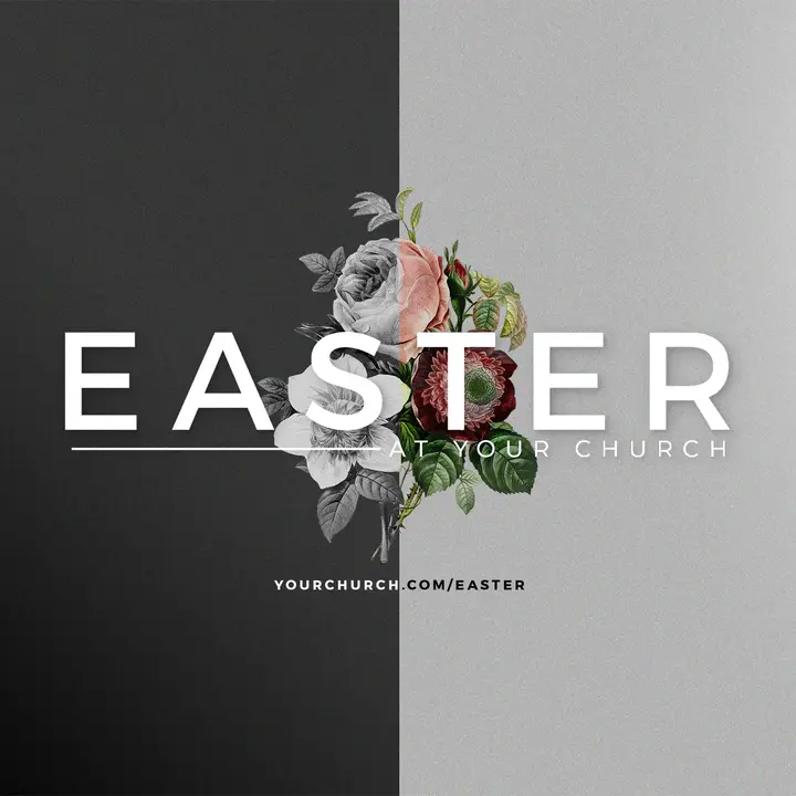 Easter: social post