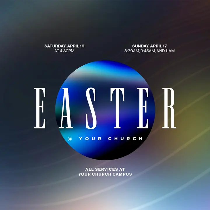 Easter: social post