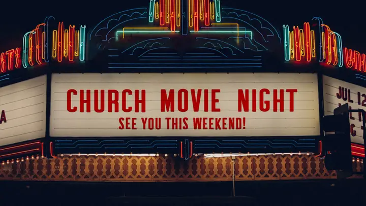 Church Movie Night: slide 1