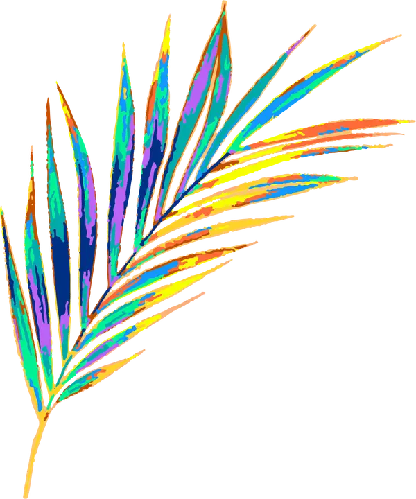 Palm Sunday Multicolor: leaf