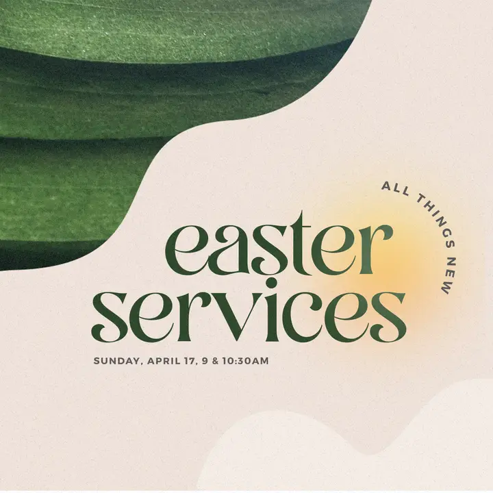 Easter Services: social post