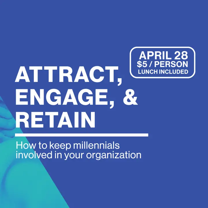 Attract, Engage, & Retain: social post