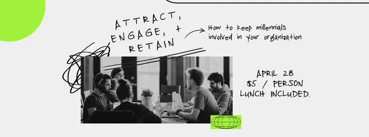 Attract, Engage, + Retain: facebook cover