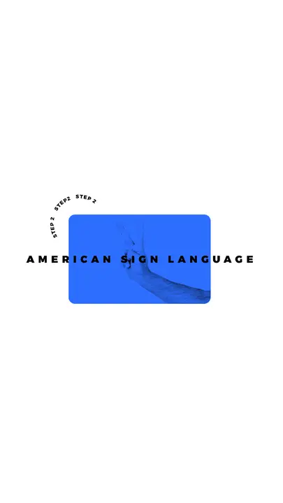 American Sign Language: story
