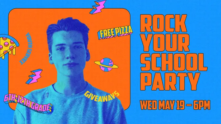 Rock Your School Party: HD slide