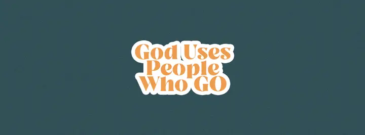 God Uses People Who Go: facebook cover