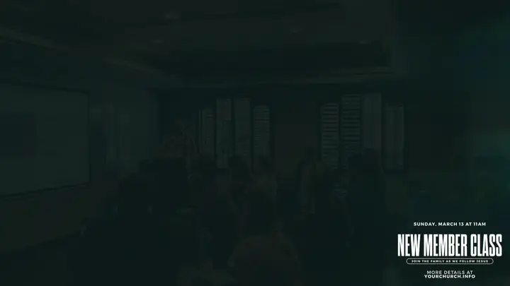 New Member Class: notes slide