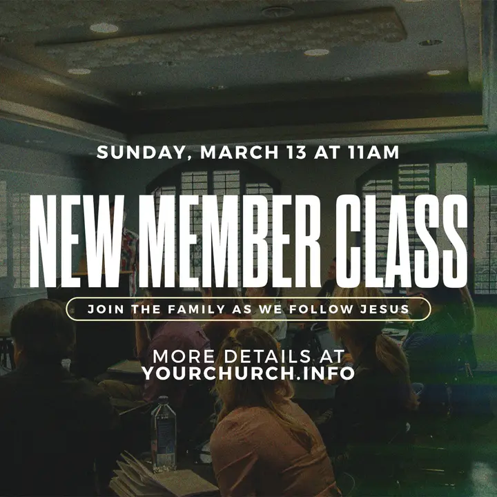 New Member Class: social post