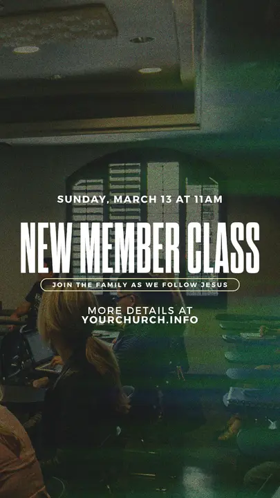 New Member Class: story
