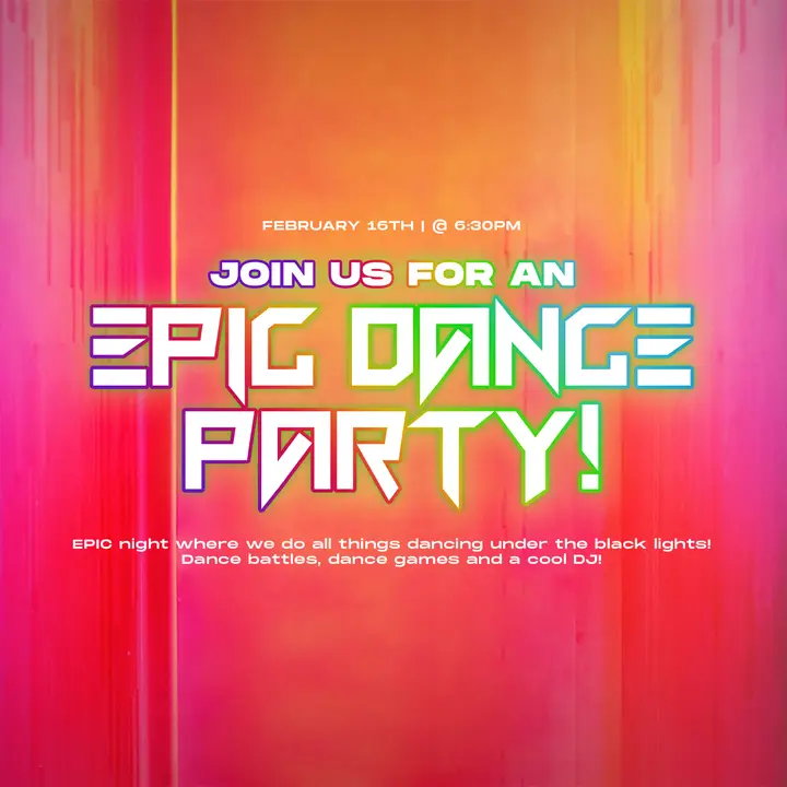 Epic Dance Party: social post