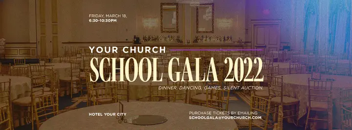 School Gala: facebook cover
