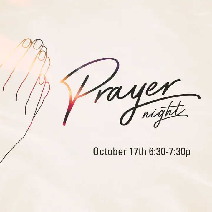 Prayer Night: social post