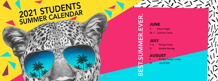 Student Summer Calendar: facebook cover