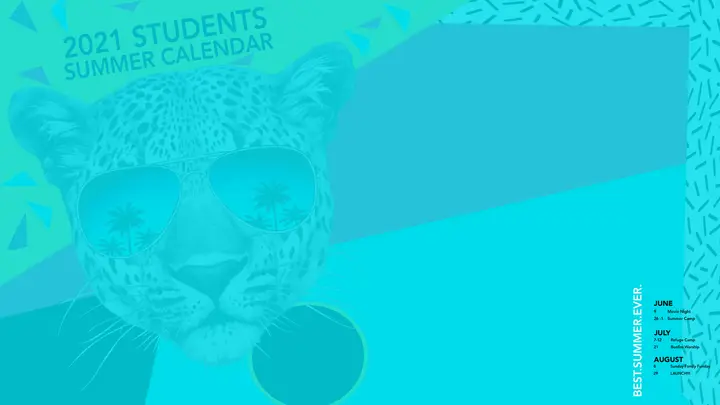 Student Summer Calendar: notes slide