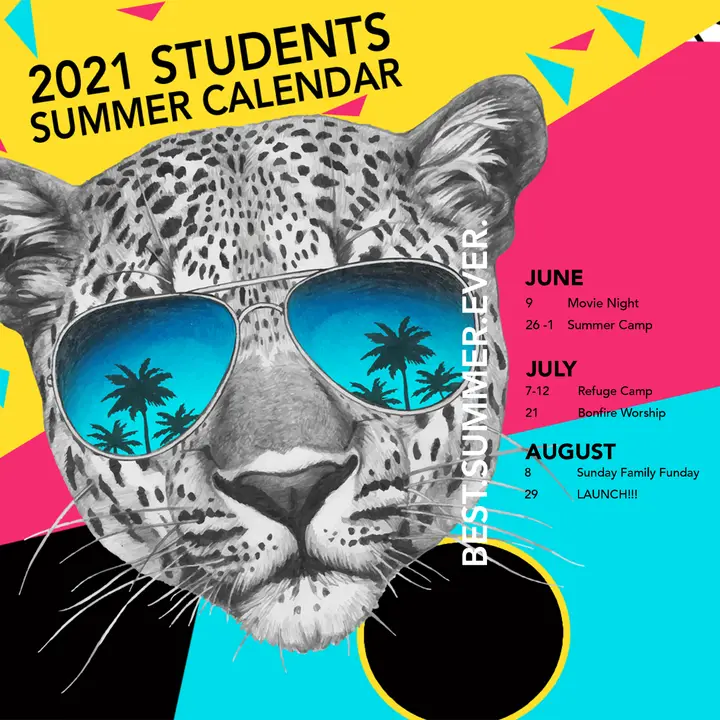 Student Summer Calendar: social post