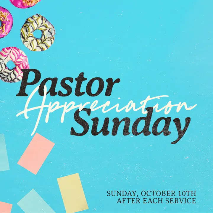 Pastor Appreciation Sunday: social post