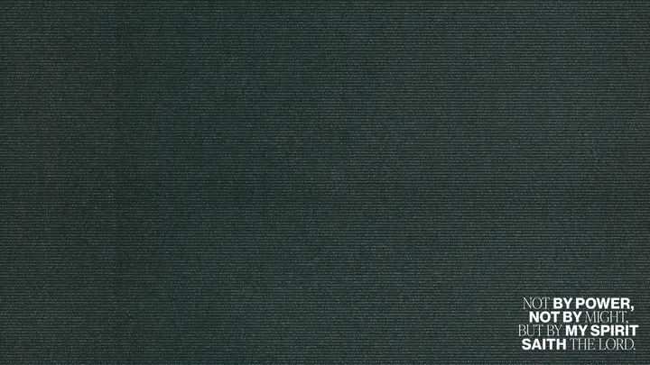 Not By Power: notes slide