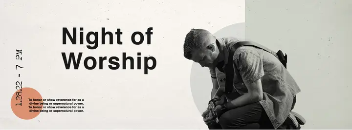 Night of Worship: facebook cover