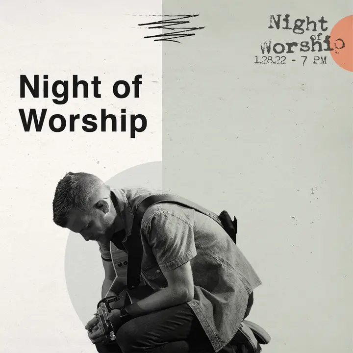 Night of Worship: social post
