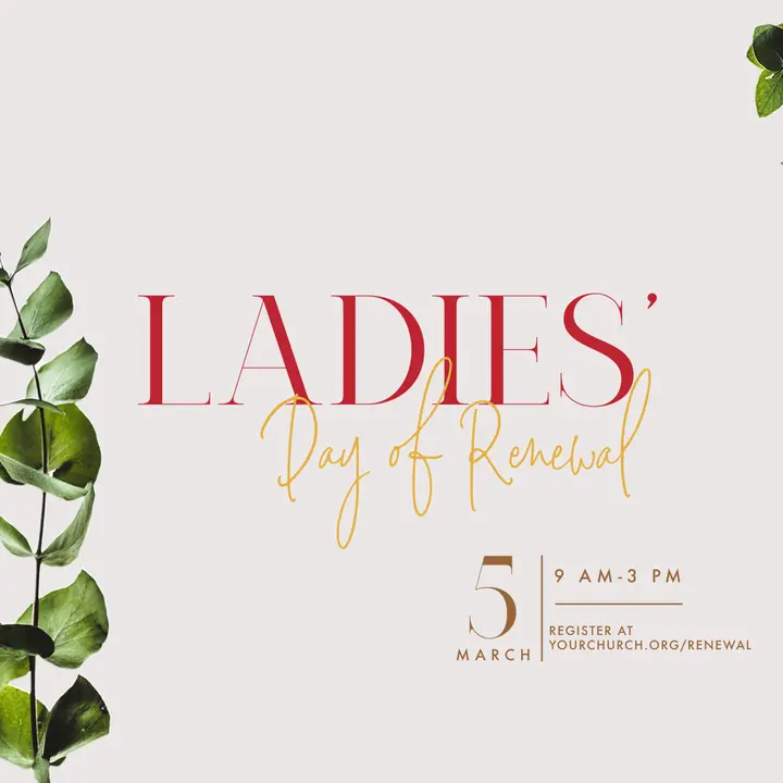 Ladies Day of Renewal: social post